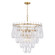 Glassara Ten Light Pendant in Legacy Brass (29|N3128-732)