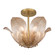 Orchid Five Light Semi-Flush Mount in Legacy Brass (29|N2214-A-732)