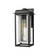 Mansfield One Light Wall Sconce in Matte Black (405|9951-1W-BK-16-CG-SV-SDY)