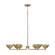 Francesca LED Chandelier in Feathered Brass (65|458561FT)