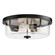 Fuller Three Light Flush Mount in Black (16|5693CLBK)