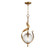 Firenze One Light Pendant in Gold Leaf (16|28712CRGL)