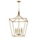 Clifton Six Light Pendant in Natural Aged Brass (16|25316NAB)