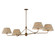 Dunbridge Four Light Chandelier in Weathered Brass (16|18414OWWBR)