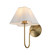 Saxon One Light Wall Sconce in Natural Aged Brass (16|18100WTNAB)