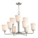 Hudson Nine Light Chandelier in Satin Nickel (16|12879SWSN)