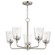 Hudson Five Light Chandelier in Satin Nickel (16|12875CLSN)