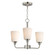 Hudson Three Light Chandelier in Satin Nickel (16|12873SWSN)