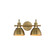 Dusk Two Light Wall Sconce in Satin Brass (16|12342SBR)
