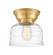 Franklin Restoration One Light Flush Mount in Satin Gold (405|623-1F-SG-G713)