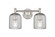 Downtown Urban Two Light Bath Vanity in Satin Nickel (405|434-2W-SN-G559-5SM)