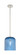 Downtown Urban One Light Pendant in Polished Nickel (405|434-1S-PN-G559-8BL)
