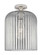 Downtown Urban One Light Flush Mount in Satin Nickel (405|434-1F-SN-G559-12SM)