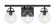Downtown Urban Three Light Bath Vanity in Weathered Zinc (405|416-3W-WZ-G202-6)