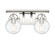 Downtown Urban Two Light Bath Vanity in Polished Nickel (405|416-2W-PN-G204-6)