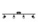 Pipe LED Fixed Rail in Black (34|TK-260504-CS-BK)