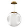 Honeymooner LED Pendant in Aged Brass (34|PD418620-TWA-AB)