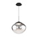 Swazey LED Pendant in Black/Smoke Glass (34|PD407614-BKSM)