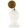 Katie1 One Light Wall Sconce in Hand-Rubbed Antique Brass (268|TOB 2225HAB/G1-WG)