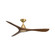 Carve 60'' Ceiling Fan in Soft Brass/Distressed Koa (441|FR-D2504-60-SB/DK)