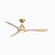 Carve 60'' Ceiling Fan in Soft Brass/White Oak (441|FR-D2504-60L-SB/WO)