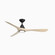 Carve 60'' Ceiling Fan in Matte Black/White Oak (441|FR-D2504-60L-MB/WO)