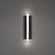Rapper LED Wall Sconce in Black (281|WS242618-BK)