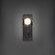 Okemo LED Wall Sconce in Basalt Stone/Black (281|WS220614-BV/BK)