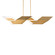 Lyris LED Linear Pendant in Aged Brass (281|PD252654-AB)