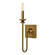 William One Light Wall Sconce in Lacquered Burnished Brass (165|275)