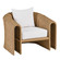 Julien Outdoor Lounge Chair in Pearl/Tan (314|FRS34)