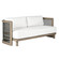 Emoto Outdoor Sofa in Pearl/Aged Bronze (314|FFS07)