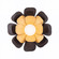 Botanic Panic One Light Wall or Flush Mount in Dark Bronze / French Gold (137|567W01DBFG)