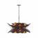 Botanic Panic 13 Light Pendant in Dark Bronze / French Gold (137|567P13MDBFG)