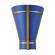 Brasserie One Light Wall Sconce in French Blue/Heritage Bronze (137|536W01FBBRZ)
