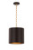 Cannery Three Light Pendant in Dark Bronze / French Gold (137|323P03DBFG)