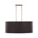 Cannery Six Light Pendant in Dark Bronze / French Gold (137|323N06DBFG)