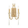Barcelona Two Light Wall Sconce in Brass Kisser (137|270W02BK)