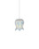 Polpo One Light Pendant in Blue/Silver (142|9000-1411)
