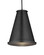 Seafarer One Light Pendant in Matte Black/Clear (142|9000-1367)