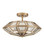Valentina Three Light Semi-Flush Mount in Antique Brass/Antique Silver (142|9000-1362)