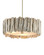 Driftwood Three Light Semi-Flush Mount in Whitewash/White (142|9000-1342)