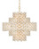 Spring Flower 12 Light Chandelier in Frosted/Brass (142|9000-1331)