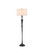 Mirage One Light Floor Lamp in Black (142|8000-0180)