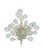 Baobab Three Light Wall Sconce in Clear/Contemporary Silver Leaf/Contemporary Silver (142|5000-0290)