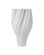 Whorl Vase in White (142|1200-1005)