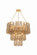 Milos 11 Light Chandelier in Vintage Gold Leaf (68|581-36-VGL)