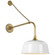 Academy Barn Light LED Barn Light in Hand-Rubbed Antique Brass (268|TOB 2810HAB/S6-WHT)