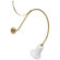 Academy Barn Light LED Barn Light in Hand-Rubbed Antique Brass (268|TOB 2807HAB/S8-WHT)