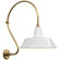 Academy Barn Light LED Barn Light in Hand-Rubbed Antique Brass (268|TOB 2805HAB/S2-WHT)